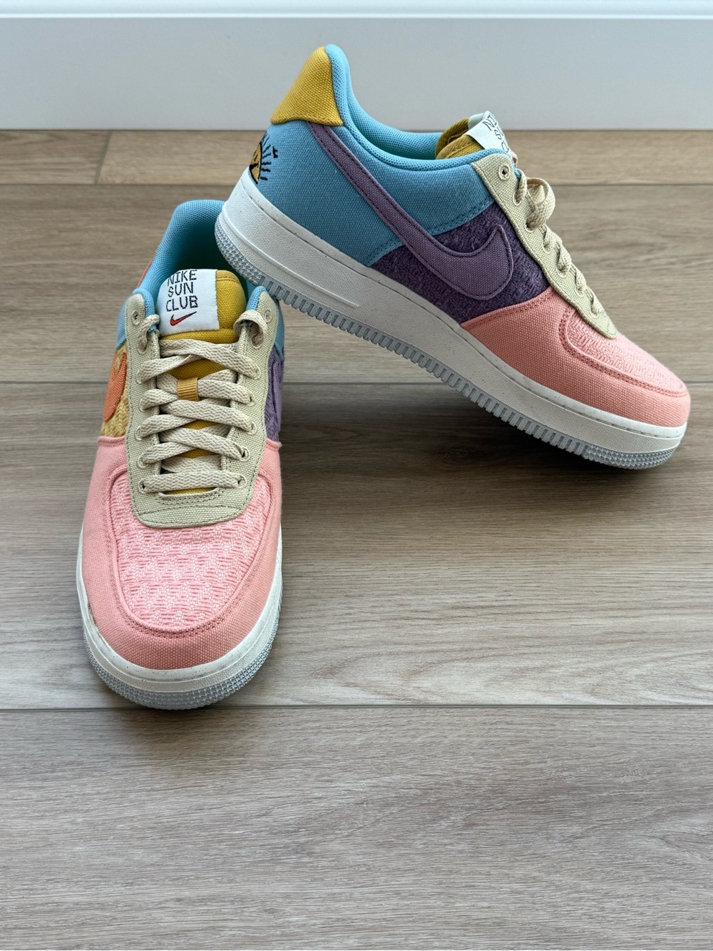 Nike Air Force 1 ’07 LV8 Next Nature Sun Club DQ4531-700 Pastel Sneakers size 9